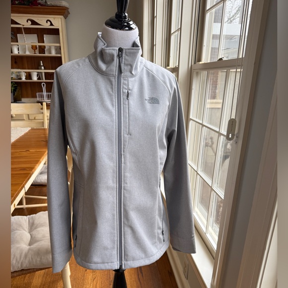 The North Face Apex Bionic 2 Jacket XXL Gray Softshell AstraZeneca Logo